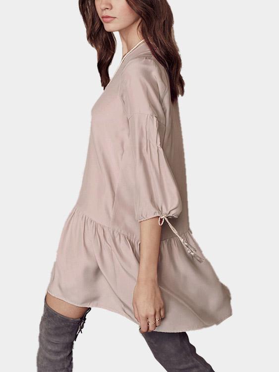 Womens Cream Casual Dresses