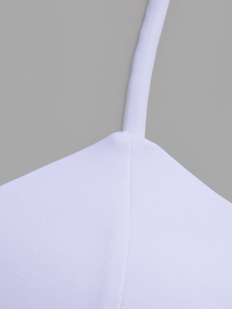 Ladies White Bikinis
