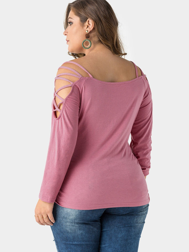 Womens Plum Plus Size Tops