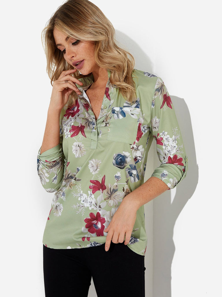 Ladies 3/4 Sleeve Blouses