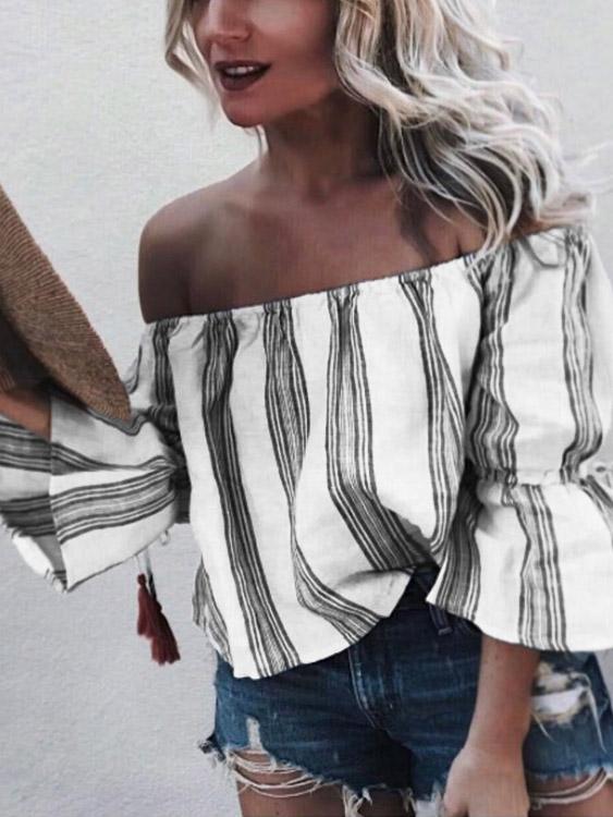 Ladies Striped Blouses