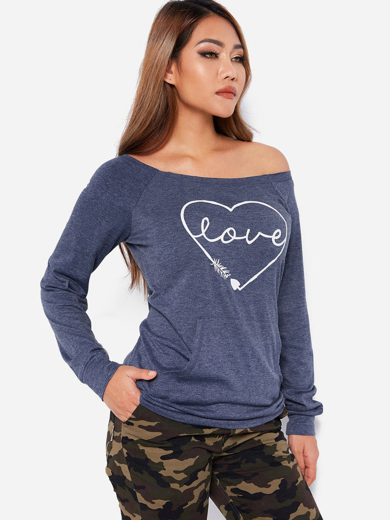 Ladies Navy T-Shirts