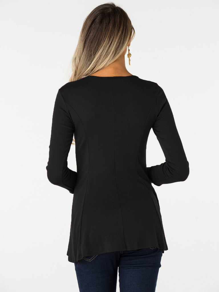 Womens Black Blouses