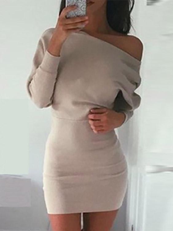 Ladies Khaki Mini Dresses