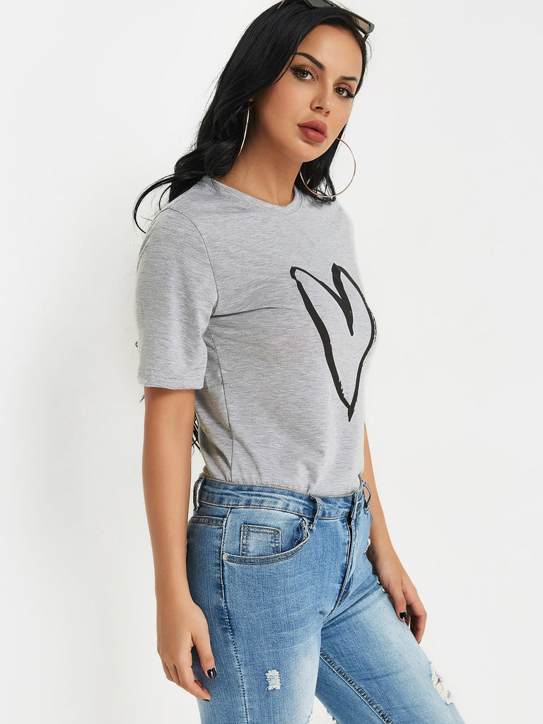 Ladies Grey T-Shirts