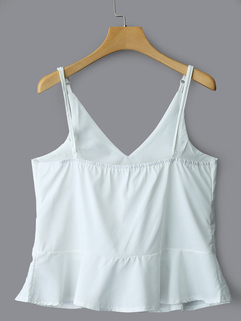 Ladies White Camis