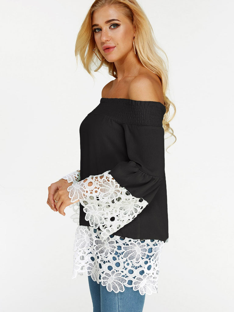 Ladies Black Blouses