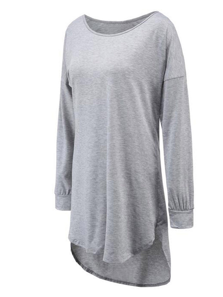 Ladies Grey Casual Dresses