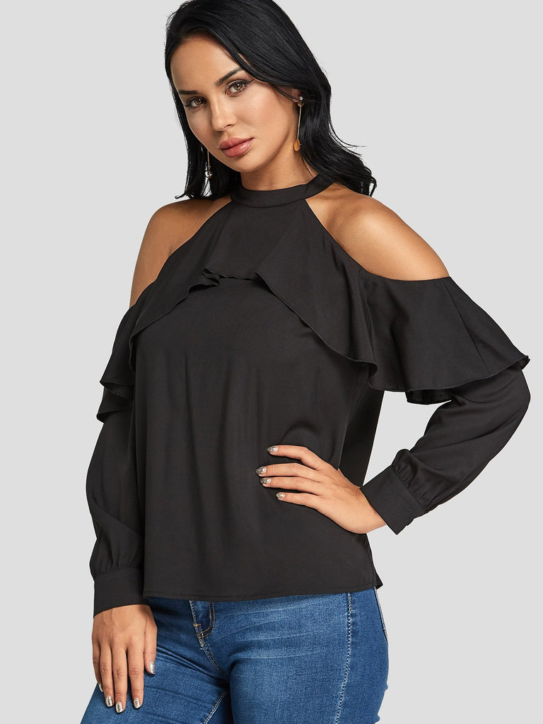 Ladies Black Blouses