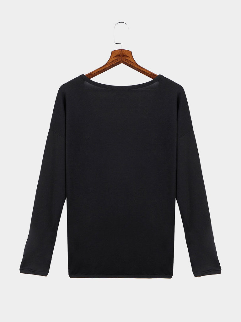 Womens Black T-Shirts