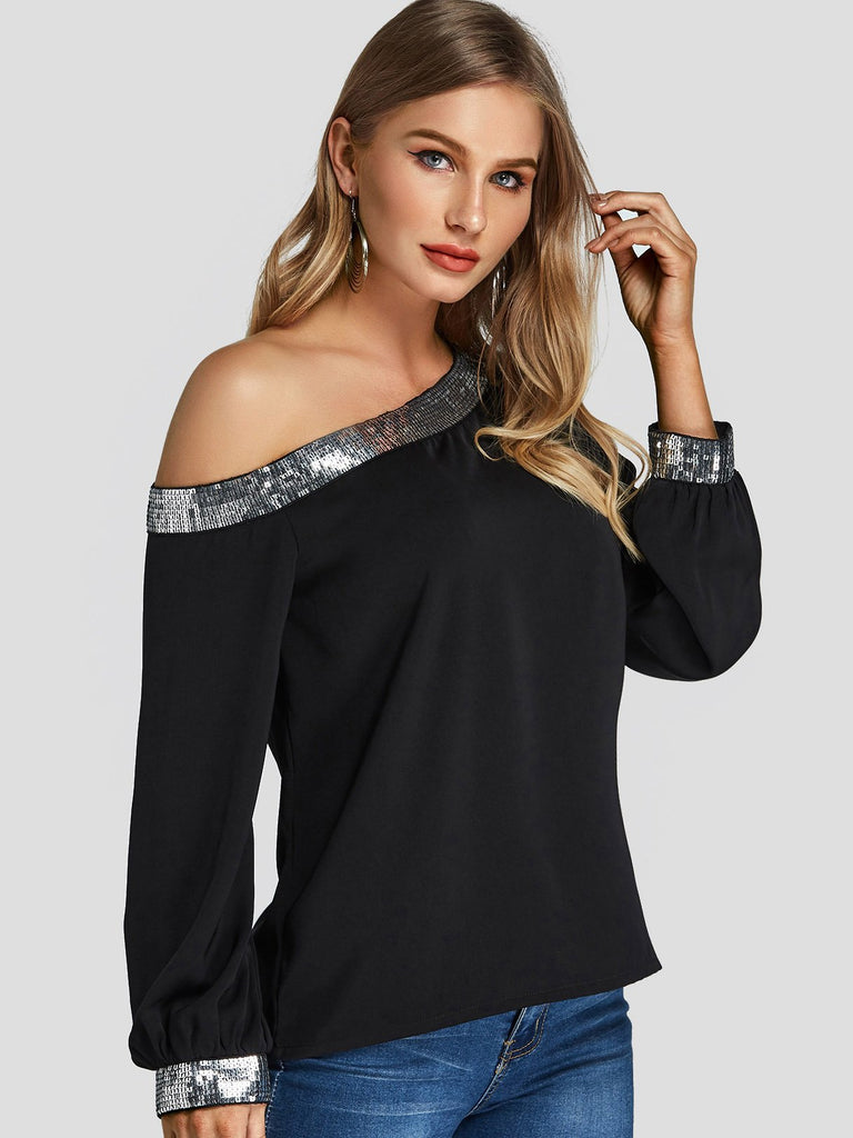 Ladies Black Blouses