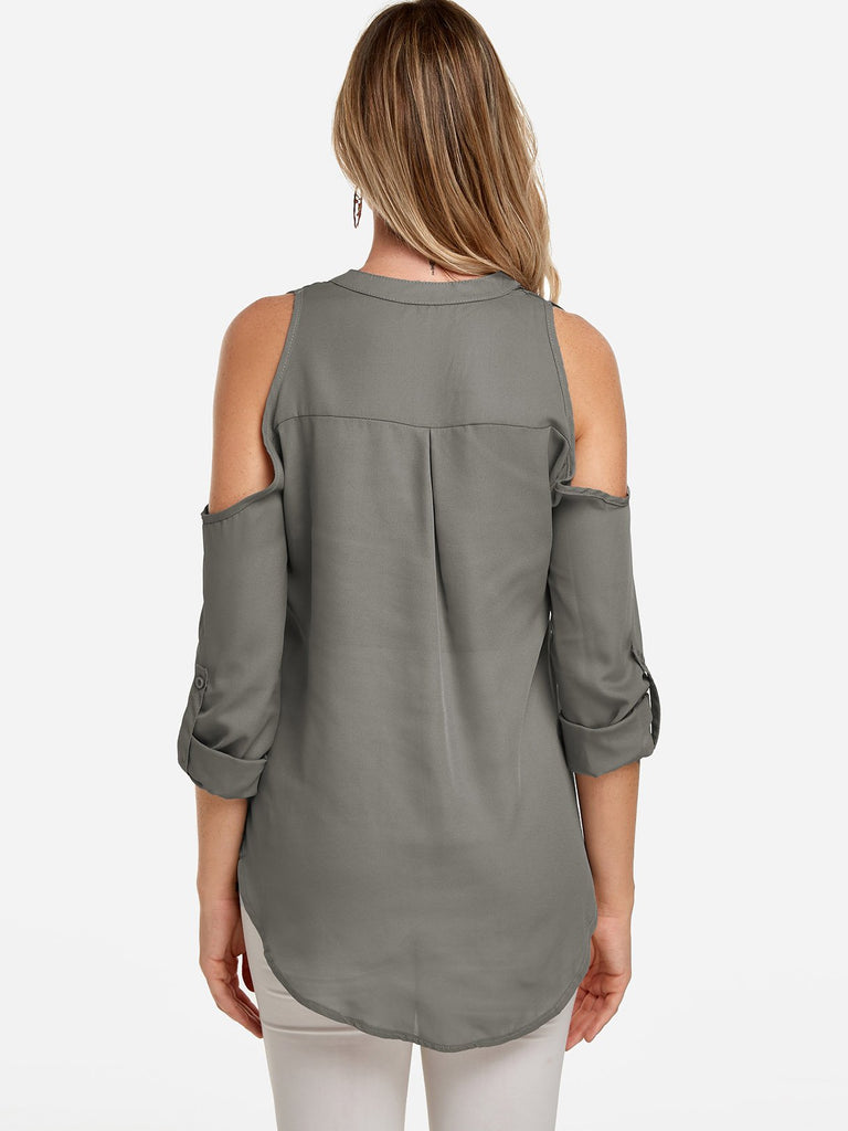Womens Grey Blouses