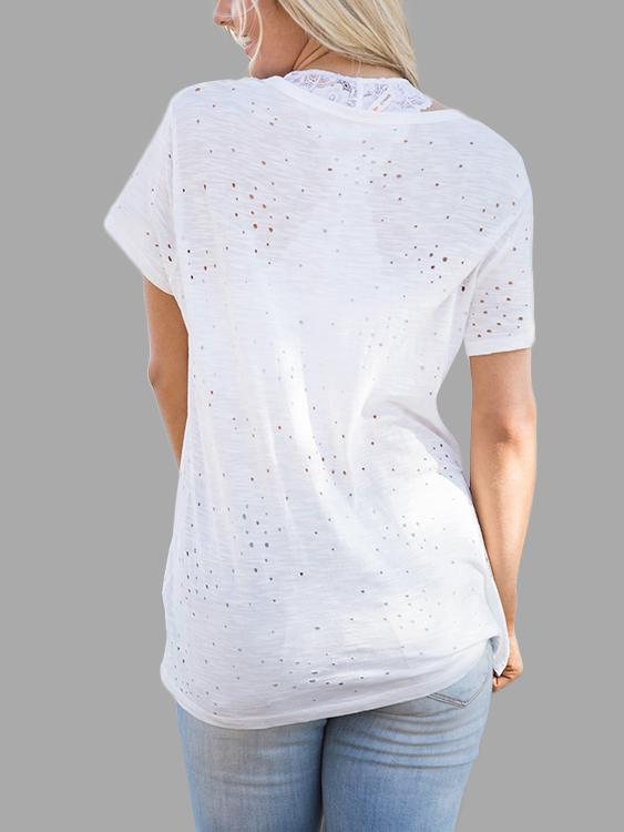 Womens White T-Shirts