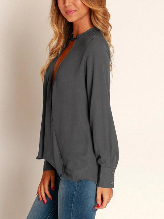 Ladies Grey Blouses