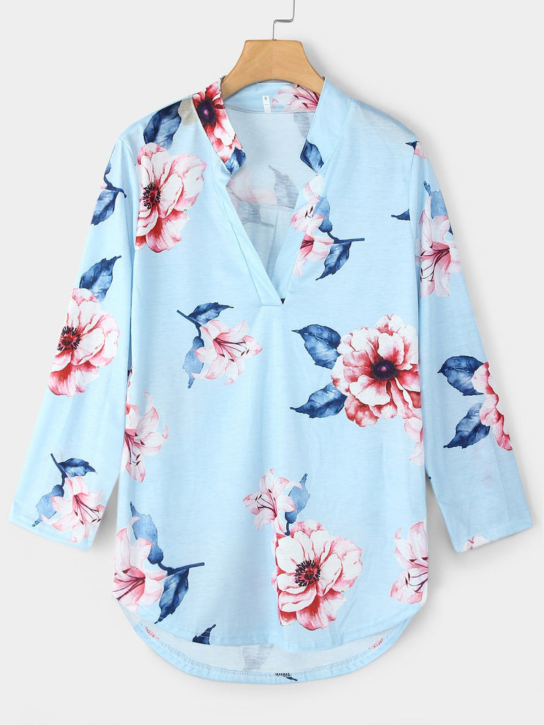 Womens Blue Blouses