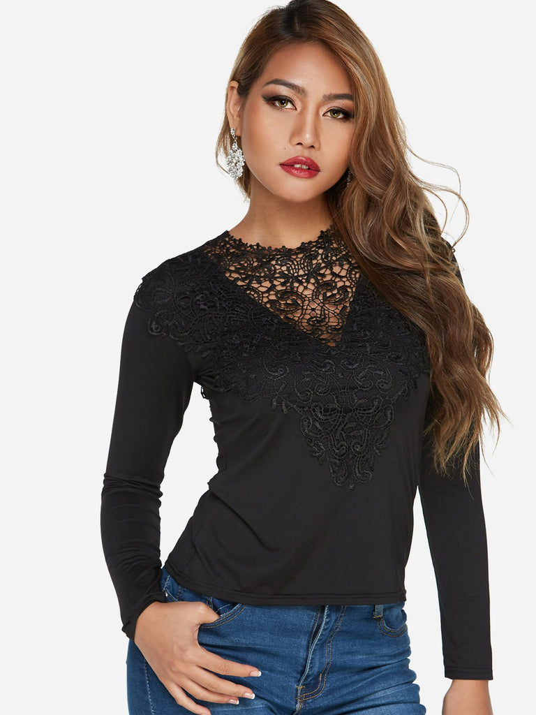 Ladies Black T-Shirts
