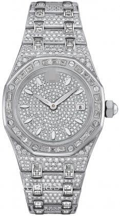 Wholesale Stylish Polished 18Kt White Gold Watch Wristband 67604BC.ZZ.1211BC.01_K0012343