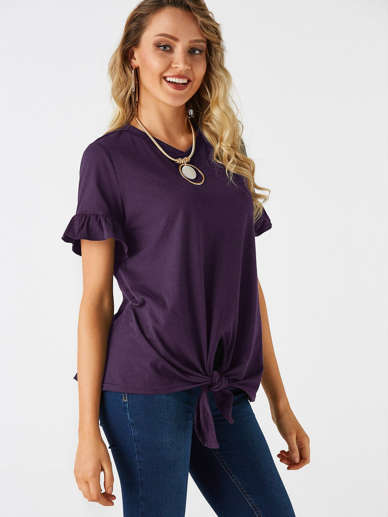 Ladies Purple T-Shirts
