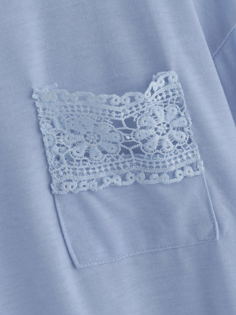 Ladies Sky Blue T-Shirts