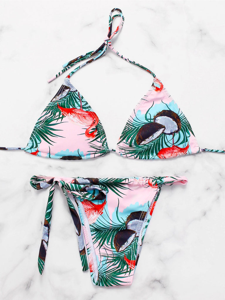 Ladies Light Blue Bikinis