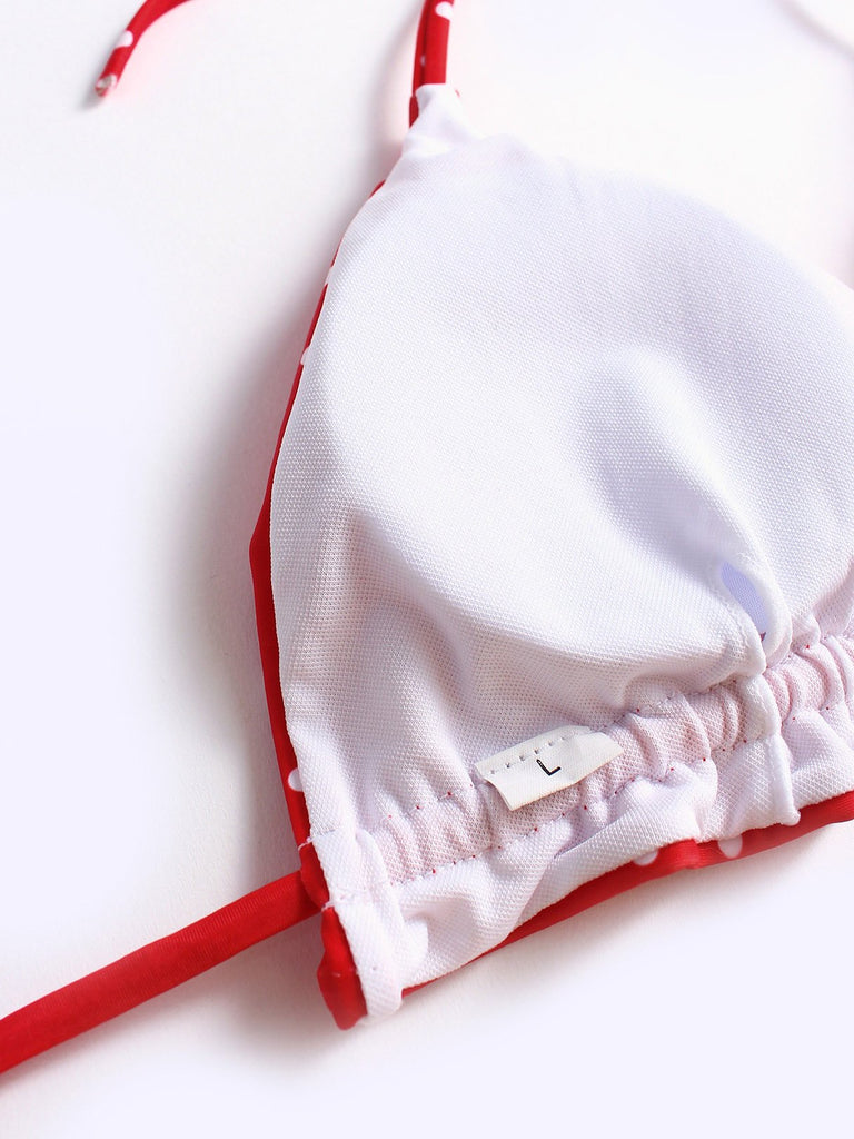 Ladies Red Bikinis