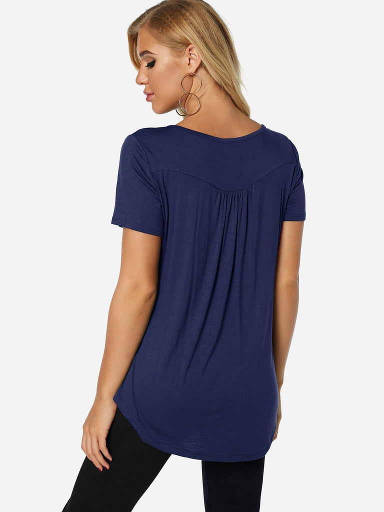 Womens Navy T-Shirts