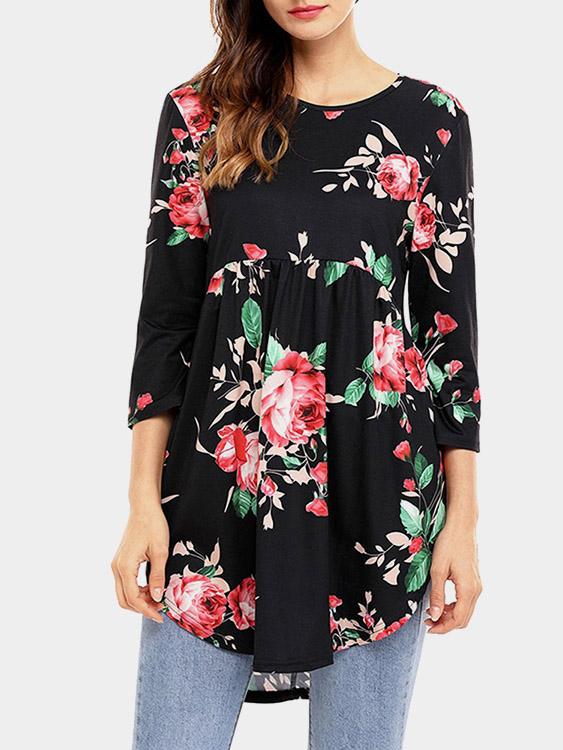 Womens Black T-Shirts