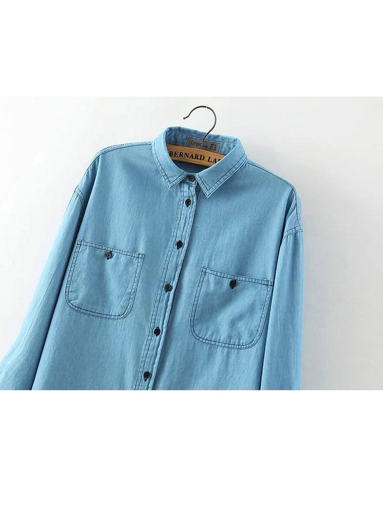 Ladies Light Blue Blouses