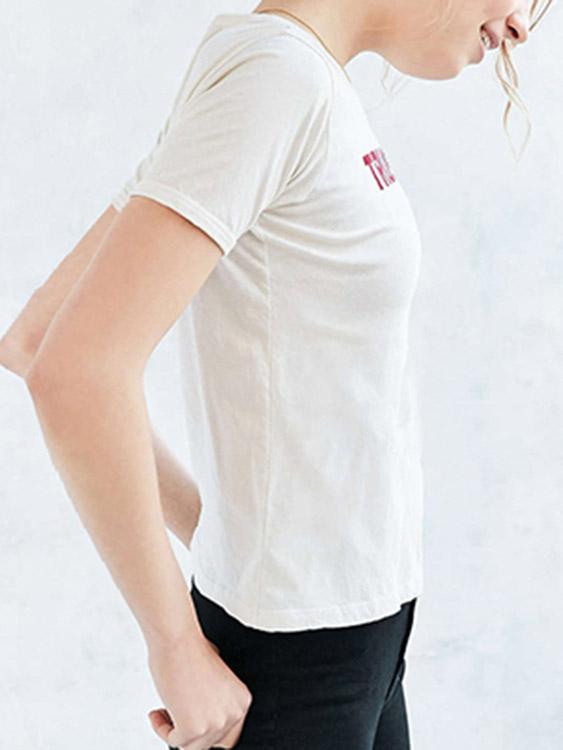 Ladies White T-Shirts