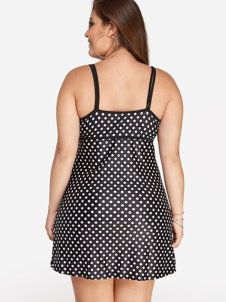 Womens Black Plus Size Swimwear