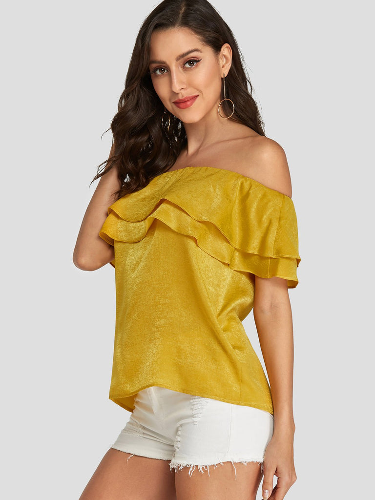 Ladies Yellow Blouses
