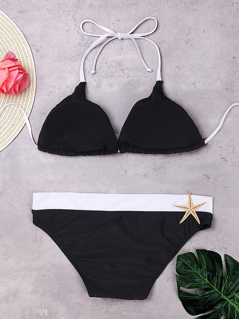 Womens Black Bikinis