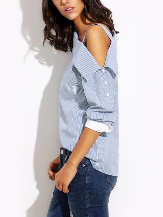 Ladies Striped Blouses
