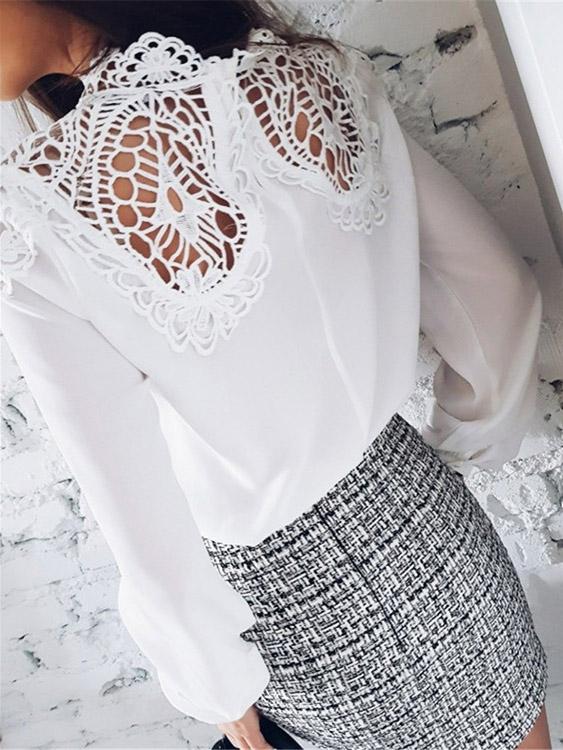 Womens White Blouses