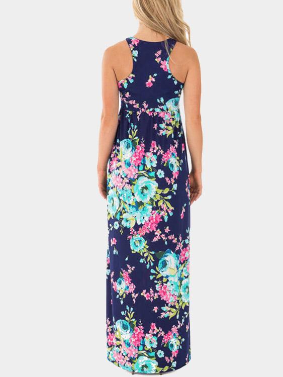 Womens Navy Maxi Dresses