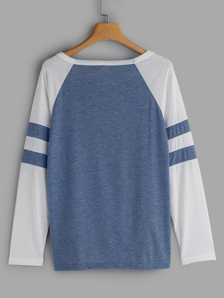 Womens Blue T-Shirts