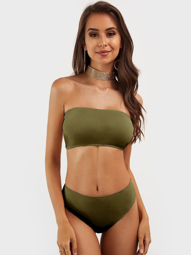 Womens Burgundy Bikinis