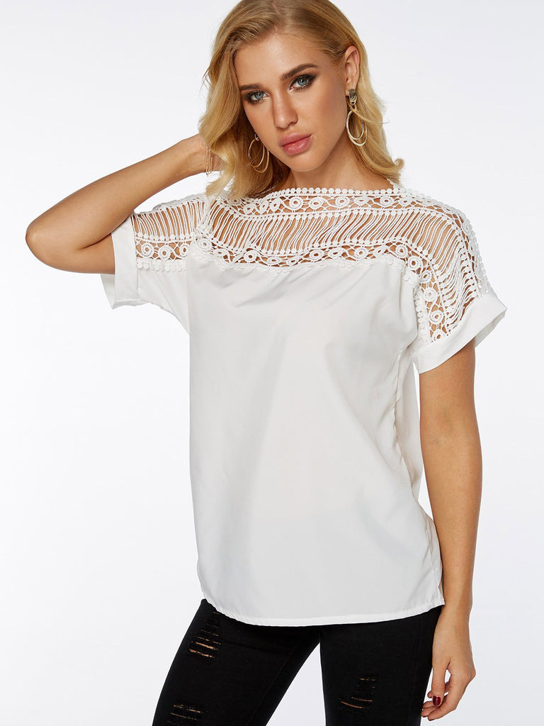 Ladies White T-Shirts