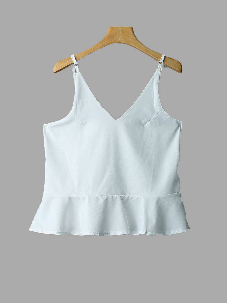 Womens White Camis