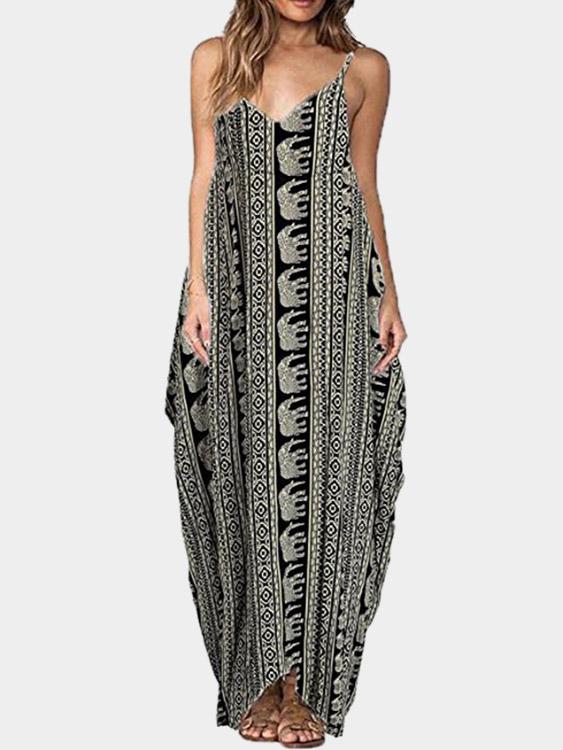 Womens Black Maxi Dresses