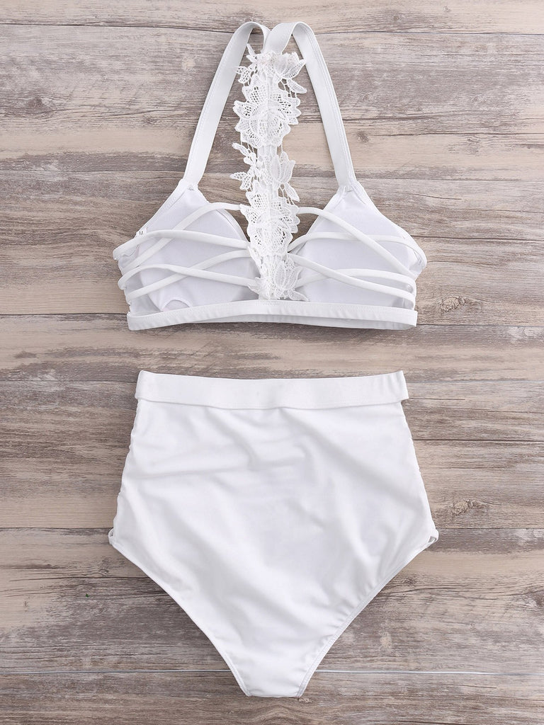 Womens White Bikinis