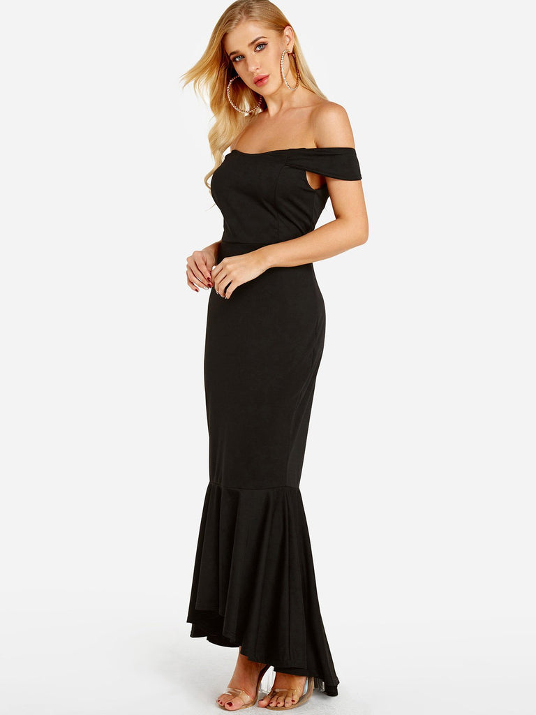 Ladies Black Maxi Dresses