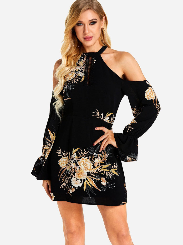 Ladies Long Sleeve Mini Dress
