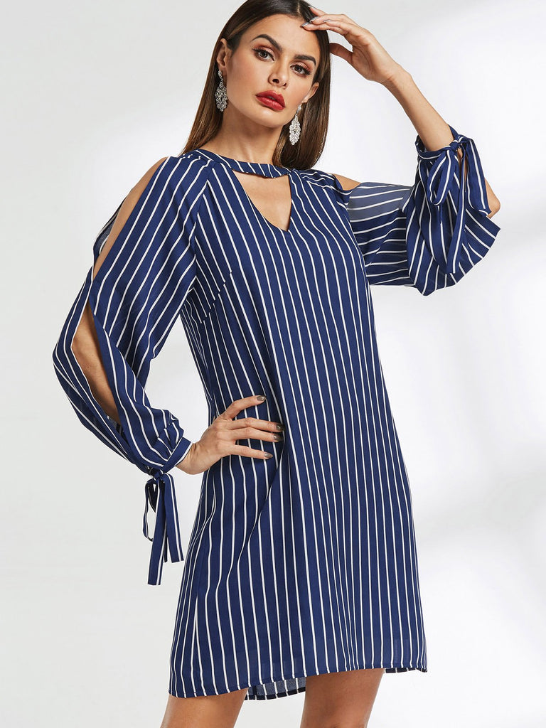 Ladies Long Sleeve Mini Dress