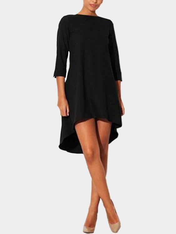 Womens Black Midi Dresses