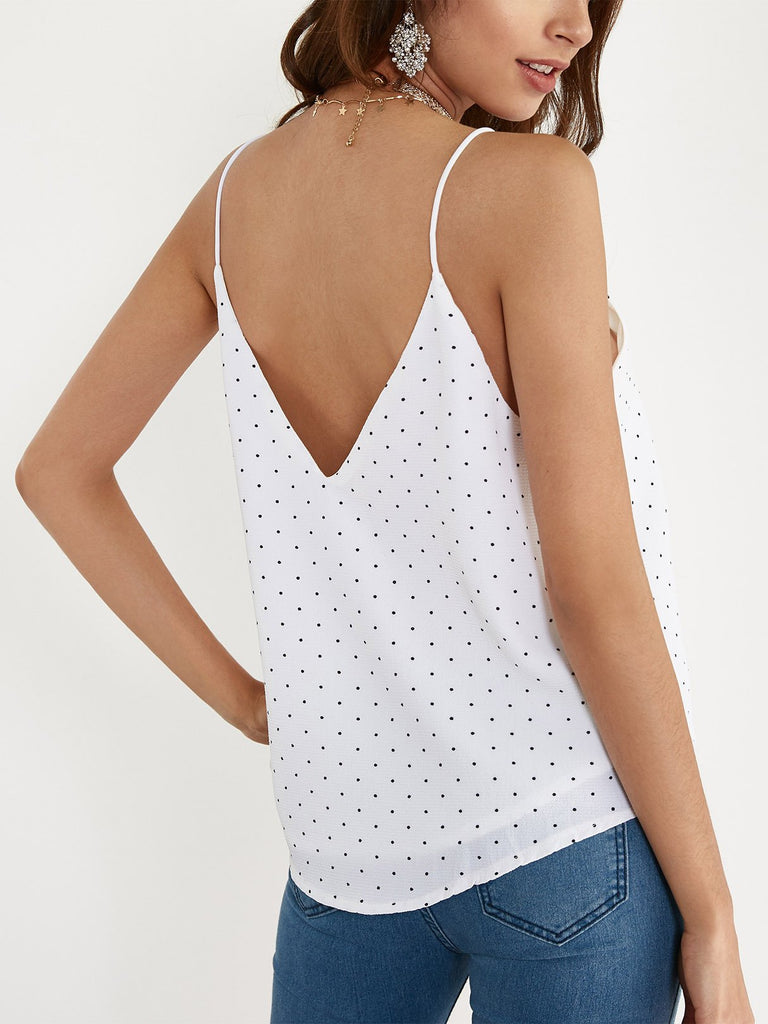 Ladies White Camis