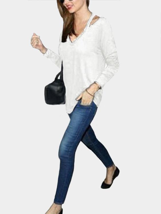 Ladies White T-Shirts