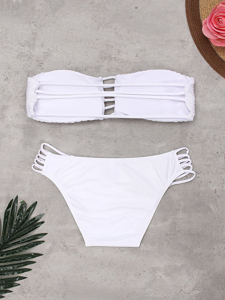 Womens White Bikinis