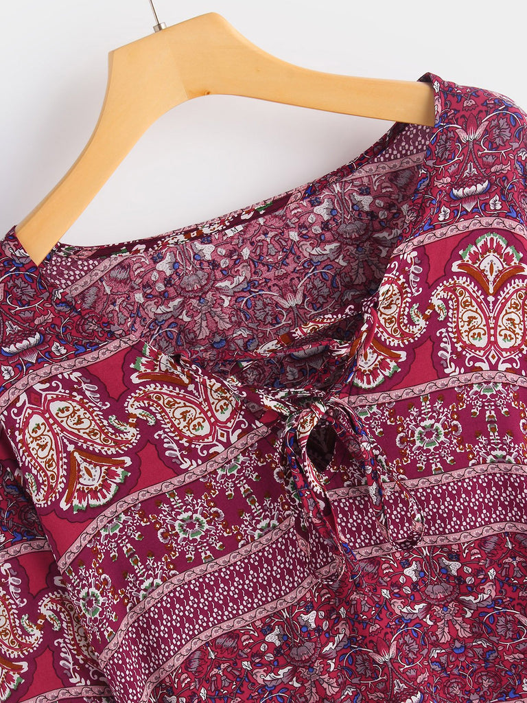 Ladies V-Neck Blouses
