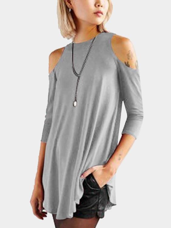 Womens Grey T-Shirts